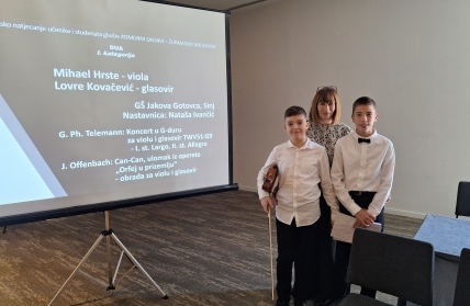 63. hrvatsko županijsko natjecanje učenika i studenata glazbe-KOMORNI SASTAVI