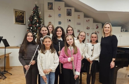 Božićni koncerti klasa klarineta, saksofona, flaute i gitare