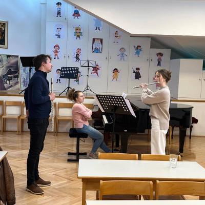 Inspirativni seminar Marka Zupana u Glazbenoj školi Jakova Gotovca 02.04.2025.