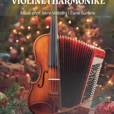 Božićni koncerti klasa violine i harmonike
